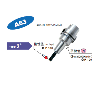 南京A63一体式热装刀柄